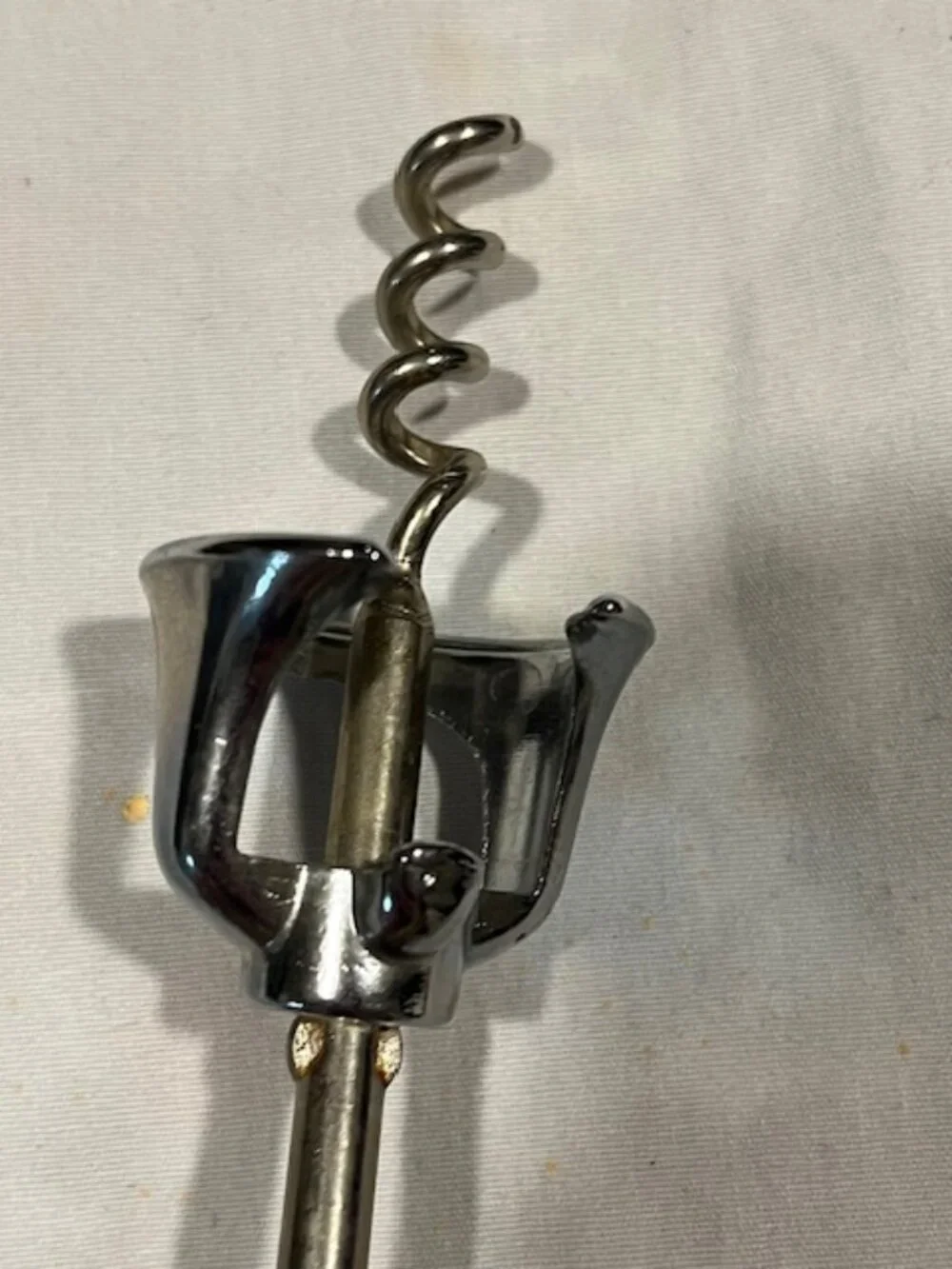 Bell Spiral Corkscrew Wood Handle Wine Cork Bottle Opener 3.5